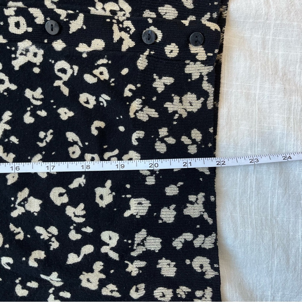 M&S Elegant Black and Cream Patterned Cardigan - Picture 12 of 13